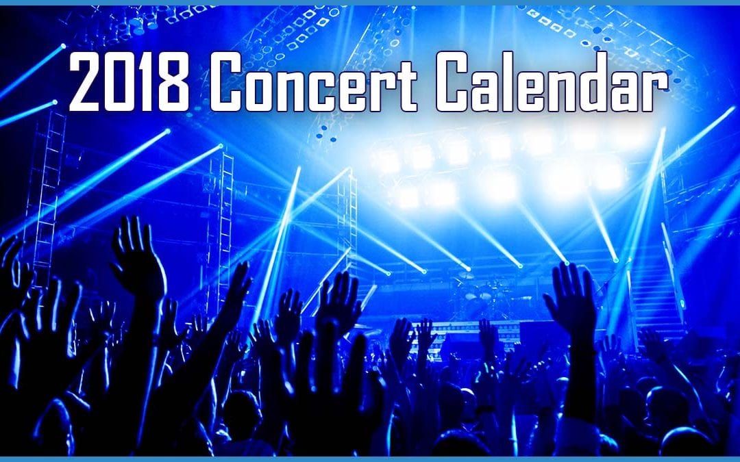 2018 Concert Calendar